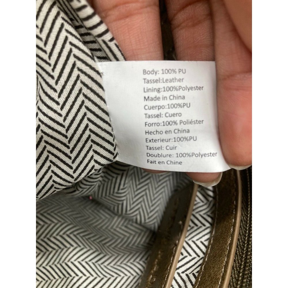 Steve Madden Olive Green Weave Basket Look - image 8